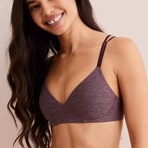 Aerie Real Sunnie Wireless Push Up Bra